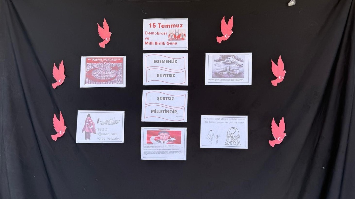 15 TEMMUZ DEMOKRASİ ZAFERİ VE ŞEHİTLERİ ANMA GÜNÜ 